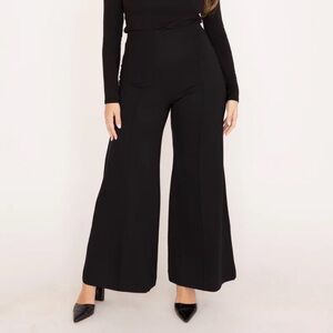 Ripley Rader Black Ponte Wide-Leg Pant 2